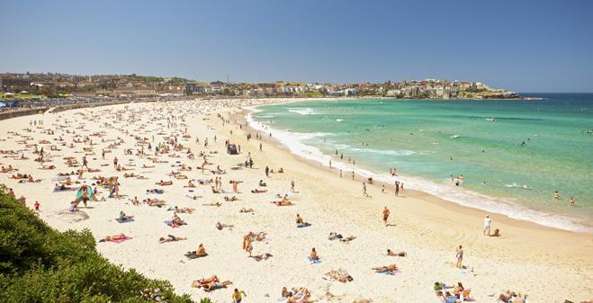 COACH TOUR Bondi Beach Tour: 281 $64 Departs: 8.00am Child: $33 Concludes: 11.45am King Street Wharf Fare includes: Guided Rocks walking tour and free Wi-Fi on coach.