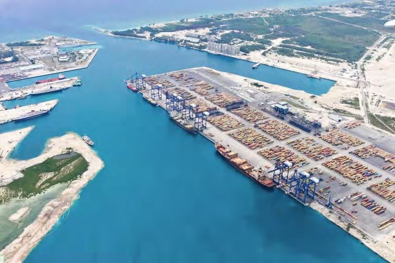 Bahamas port expansion US$250 million expansion Freeport Container Port.