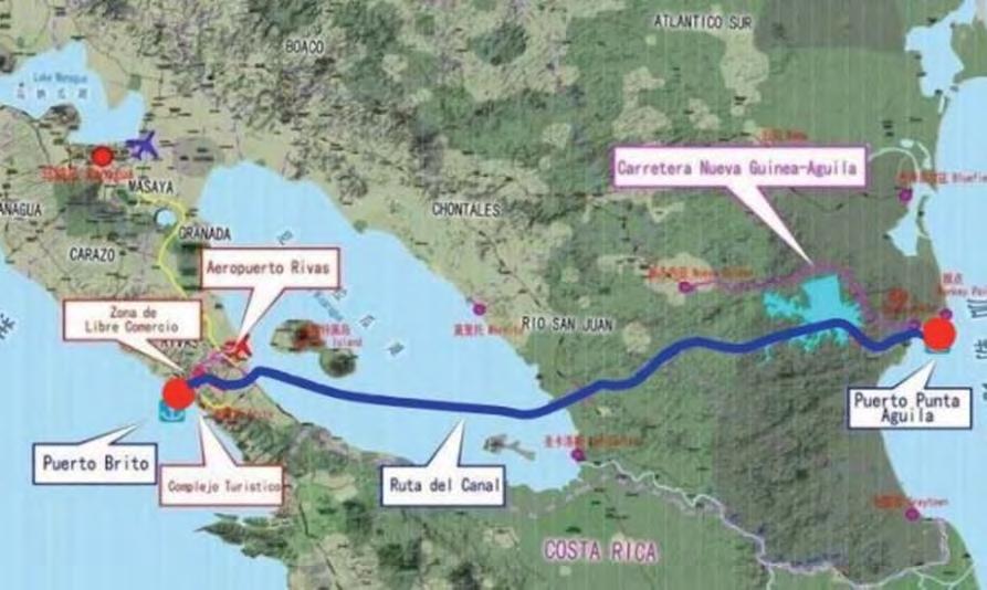 FUTURE OF NICARAGUA CANAL IN DOUBT Investment: $50 billion?????? Chinese telecom tycoon, Wang Jing Time: 2016-2020 172 miles length / 754-1706 feet wide up to 98 feet depth Dredging: 5,5 billion m3.