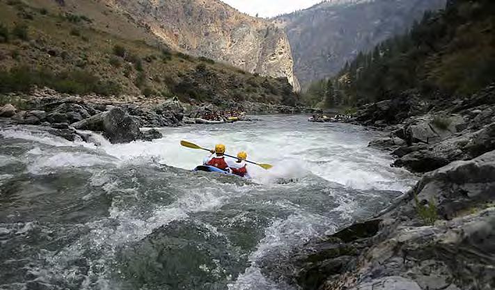 LEVEL 5 River Rafting TRIP PART OF 50 TOURS OF A LIFETIME This Middle Fork Salmon River Experience includes: Air Taxi from Boise to drop-in/take-out to Boise Six days; includes tent, all gear, all