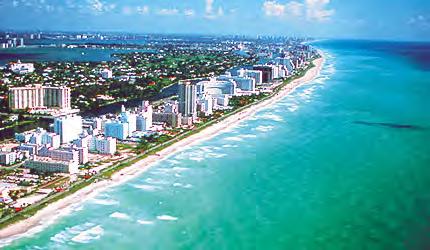 LEVEL 1 Miami Beach A BEACH EXPERIENCE This Miami Beach Experience includes: Round-trip coach air for two persons from any major airport within the continental U.S.