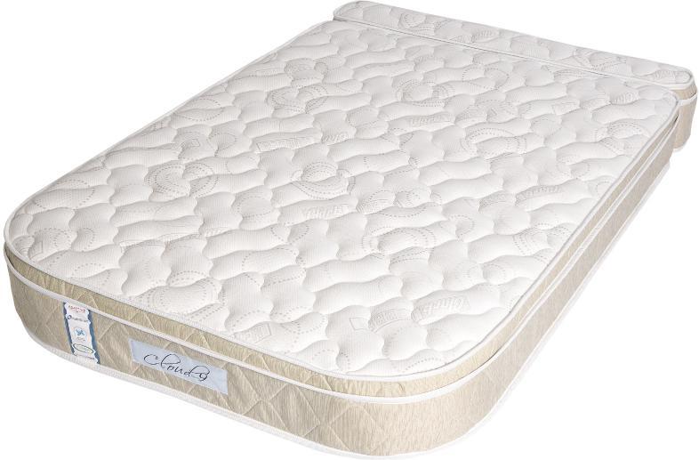CLOUD 9 Like sleeping on cloud 9, this deluxe pillow top mattress is handcrafted from the purest and best quality materials to give you