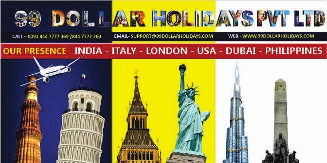 +91 844 7777 260, +91 9015609610 EUROPE 2017 EUROPE, the all-year-round holiday paradise.