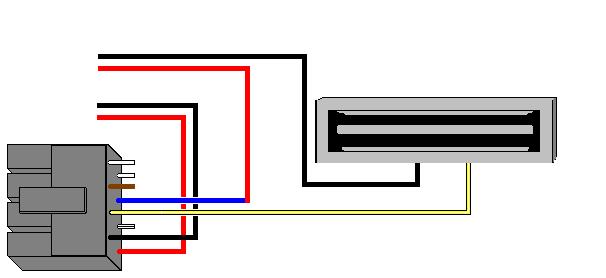 Example of Wiring to a Electro-Magnetic Lock Using a SEPARATE Power Supply: 212iLM Wire Harness Blue =Common White/Yellow = Normally Closed _ + To 212iLM V+ Power Supply V- To Lock V+ Power Supply V-