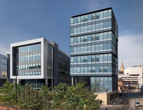 SHEFFIELD DIGITAL CAMPUS Description 2 Grade A Office Buildings (Acero Works and Vidrio House) % owned by Group 50% Site