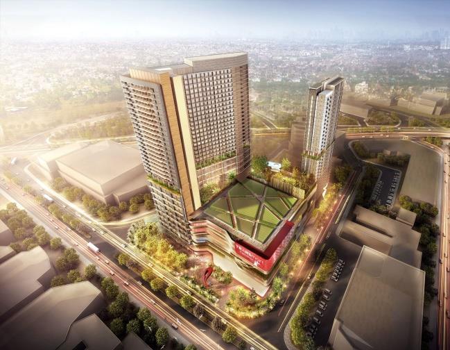TRANSPARK BINTARO, JAKARTA Description 2 residential towers comprising 1,400 apartment and 170 SoHo units