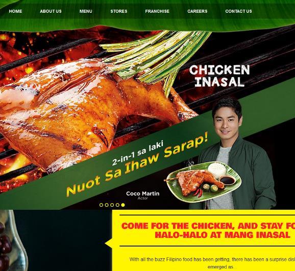 PHILIPPINES Mang Inasal Mang Inasal (Mr Barbeque) is one of the Philippines leading fast food chains.