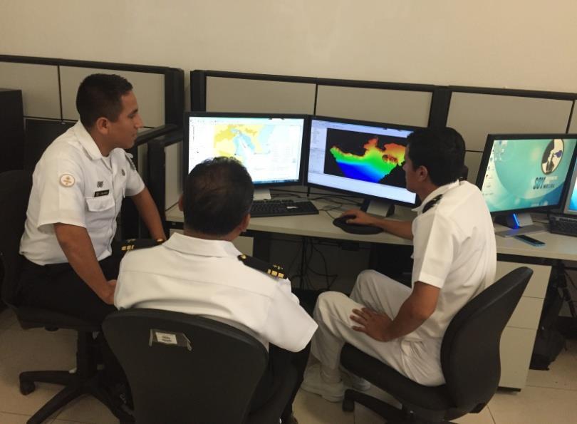 of the navy of Peru, in the direction of Hydrography in
