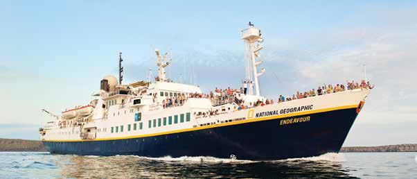 National Geographic Endeavour A classic expedition ship, 96-guest NG Endeavour has earned her credentials, and loyal fans, exploring the world.