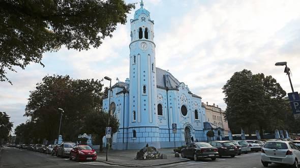 Church of St. Elizabeth in Bratislava People call it the Blue Church. Blue Church is a symbol of Bratislava.