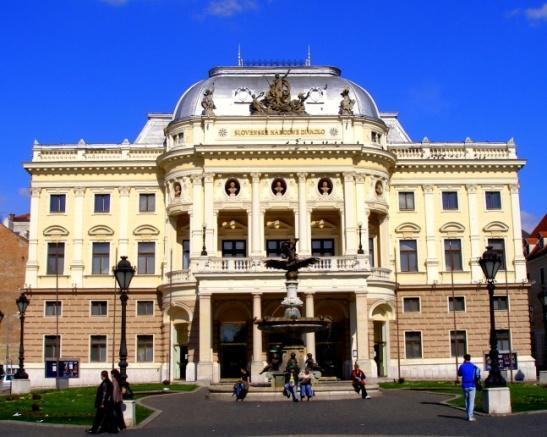 Slovak National Theatre It Is one of the most important cultural institutions in Slovakia This theatre is located in Bratislava Building is very interesting because it is decorated with