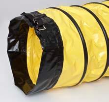 SPRINGLEX AIR UE UST ATERIAL X-180 Size Range (In)...12" to 24" Standard Length (t)... 25' Standard Colors...yellow with black wearstrip Temperature Range ( ).