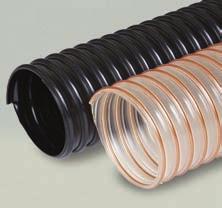 .. -65 to 200 Very heavy weight polyurethane hose reinforced with a bronze coated spring steel wire helix Great abrasion resistance and high tear strength Superior chemical resistance Excellent