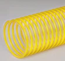 .. 20 to 160 edium weight co-extruded PVC hose with a rigid external PVC helix Economical Ultra smooth interior wall assures efficient airflow Very flexible and crush resistant Spiral co-extruded