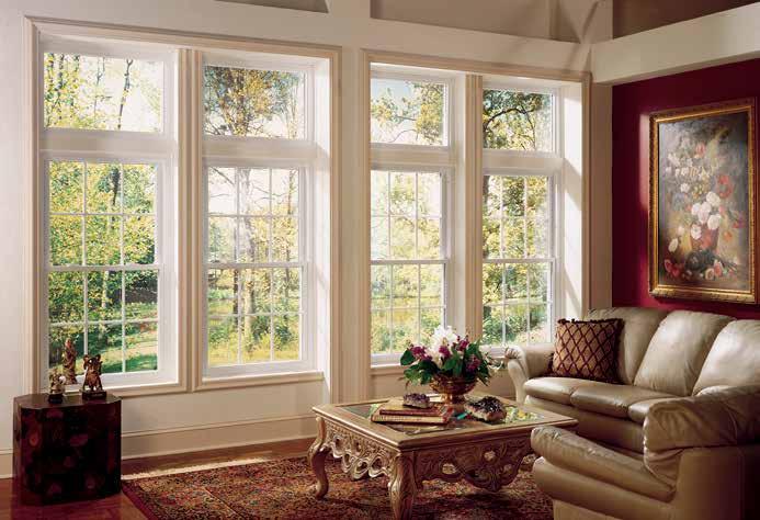BOW & BAY The three-dimensional effects of a bow or bay window will enhance the look of any room by adding space, light and viewing area to your home.
