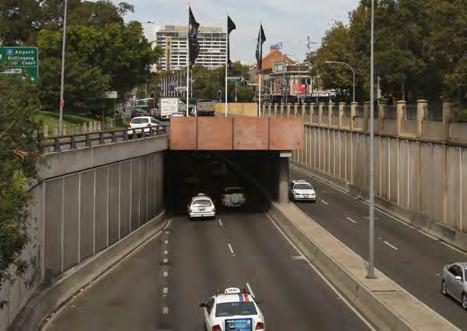 The Eastern Distributor Tunnel Entrance to the Eastern Distributor Tunnel The Eastern Distributor provides a fast, efficient, easy link for travelling from the north, south and east of the city.