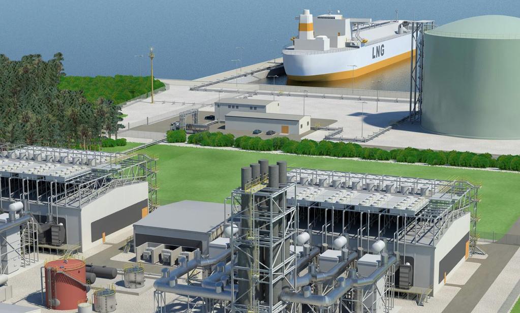 Transition to NG: Smart Power Generation meets LNG Wärtsilä Power Plants has developed capabilities to become an EPC supplier for medium scale LNG storage and regasification terminals Wärtsilä can