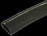 Construction: Black abrasion resistant and static conducting natural rubber tube with polyester cord reinforcement. Black wear and weather resistant cover.