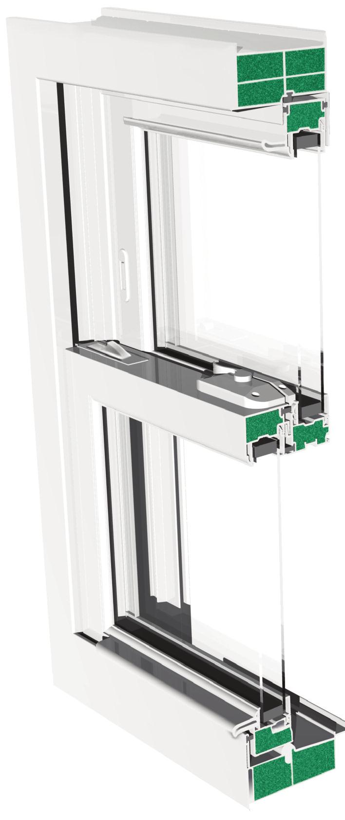 Double Hung Windows An industry leading performing double hung window oﬀering premium