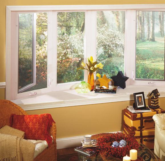 Bays & Bows Increase your interior space and add a panoramic view simply by adding a bay or bow window.