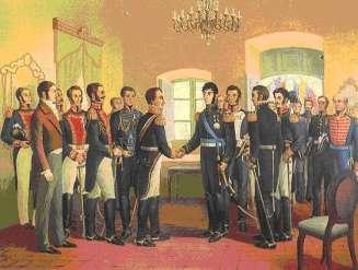 Simón Bolivar Meets José de