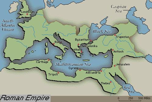 The Roman Empire lasted for nearly five centuries.