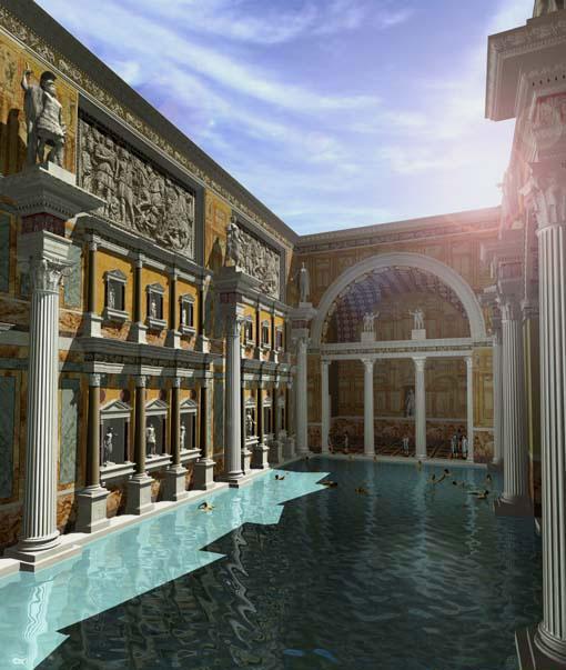 The Roman Bath In Ancient Roman times, very few people had baths in their homes.