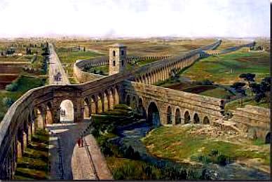 The ROMANS not only had sewer systems but used series of arches to build their water pipelines.