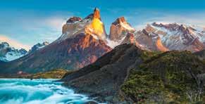 guanacos, rheas, and more. See it all on this sweeping voyage. CHILE SANTIAGO: Begin with a sojourn in this gracious, sun-struck city, dramatically backed by the Andes.