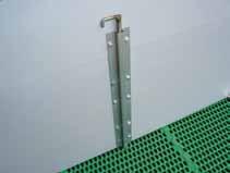 is designed for height more than 2,50 m The PVC equipments is suitable for all configurations of buildings,