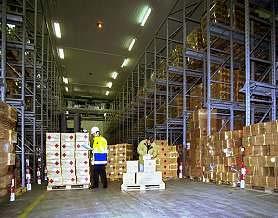 3G if shipped to the United States and other markets. Photo 15. A distribution warehouse utilizing rack storage for imported 1.4G fireworks in Hamburg, Germany.