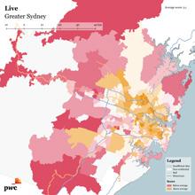 Ryde Proximity to amenities is critical to success Our data demonstrates that areas high on the live index are not concentrated in a particular part of the city.