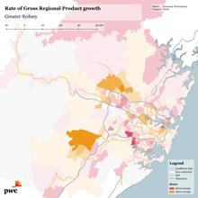 Parts of Greater Western Sydney contribute significantly to economic performance (with Leppington, Parramatta, Baulkham Hills and Parklea forming an economically productive arc), and a substantial