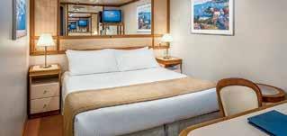 Dining:* Upgraded Amenities & Services: Exclusive area of the Main Dining Room The Princess Luxury Bed Priority embarkation and disembarkation at the beginning and end of your cruise Expedited