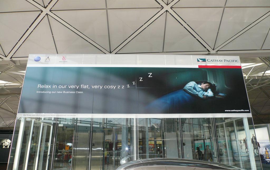 Specials Cathay Pacific Glass Lift Wrap (Terminal 1, Departure