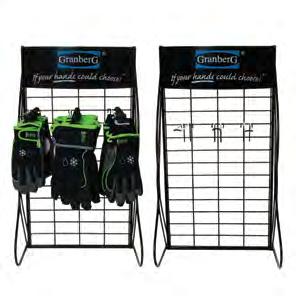 The floor stand has a removable wire basket for placement of additional products, brochures or other related items. Mobile. Fitted with wheels for easy relocation even with products mounted.