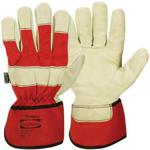 www.granberggloves.com WORK GLOVES Pig grain leather with rubberized cuff, palm lined Durable. For tasks where wear resistance is a high priority. Suitable for: Versatile use in engineering industry.
