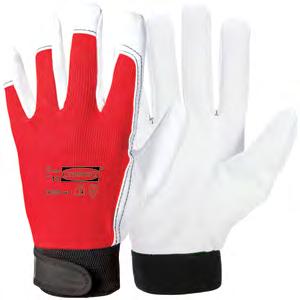 ASSEMBLY WINTER GLOVES Pig grain leather with cotton back and Velcro closure, winter lined Ideal for work that requires precision and touch sensitivity. Provides thermal insulation.