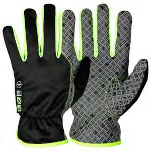 ASSEMBLY GLOVES EX MacroSkin Pro with Spandex back and Velcro closure, high visibility back Reinforced palm and fingertips. Breathable and wear resistant. Knuckle protection on the back.