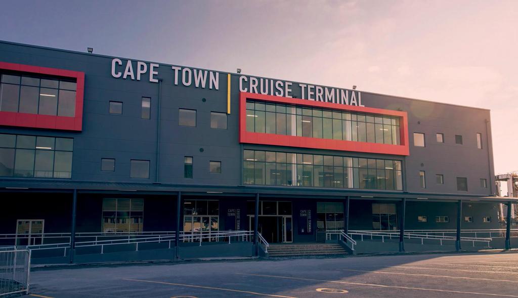 CAPE TOWN CRUISE TERMINAL IMMIGRATION Immigration processes available AMENITIES Tourist information desk Wheelchair-friendly bathrooms Baby-changing facilities Restaurant & Shopping within 5 minute