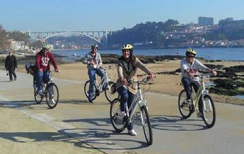 City Tours PORTO SEASIDE BIKE TOUR - RENT A BIKE & CITY TOURS Enjoy a pleasant and relaxing bike tour in Foz, where you will be able to see miles of golden sand and great waves.