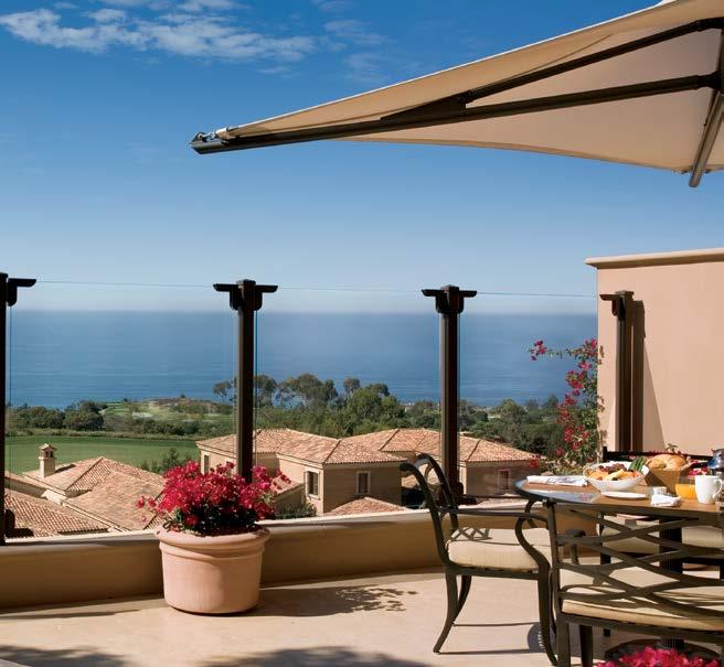 Savor sunsets from the large, wrap-around view terrace, where there is a generous area for al fresco dining and lounging.