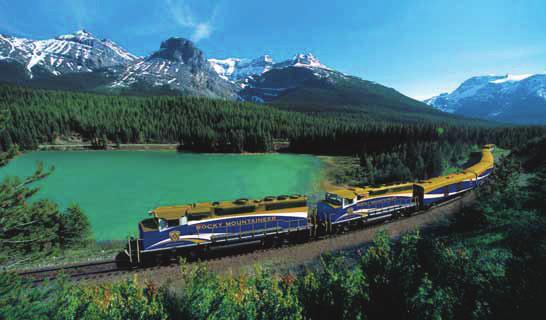 The Rocky Mountaineer This spectacular two-day adventure takes place in daylight, so you won t miss a thing.