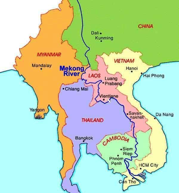 Rivers in Southeast Asia Mekong River The longest river in Southeast Asia.