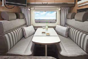 No other motorhome provides so much space for so many people, thanks to its clever alcove