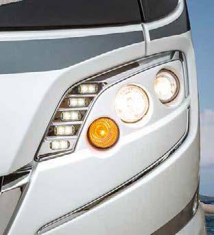 chrome trim. LED daytime running lights also are standard for the Van i and Van TI.