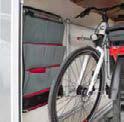 Knaus Orga-Fix is a sophisticated stowage concept in the garage of your motorhome, with two lashing rails as standard. Two tidy-garage systems are available as options.