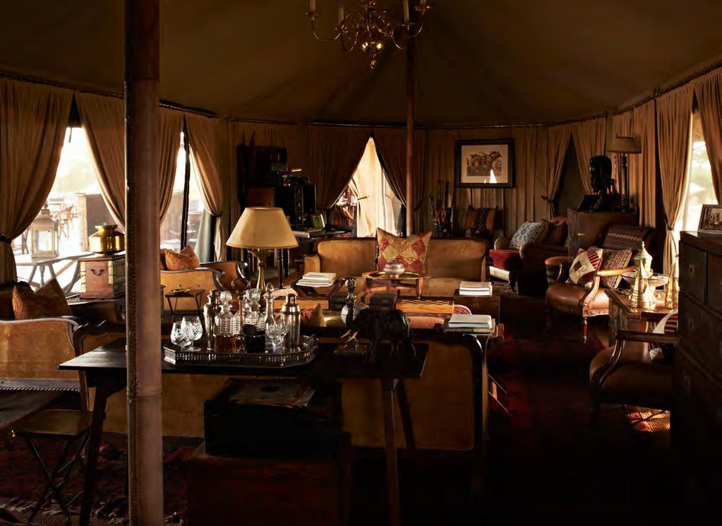 Unexpected pleasures Steeped in character, Singita Sabora Tented Camp surprises guests with