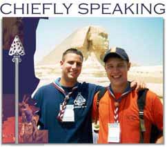 National Chief Nick Digirolamo and National Vice Chief Rich Moore touring the sites in Egypt.