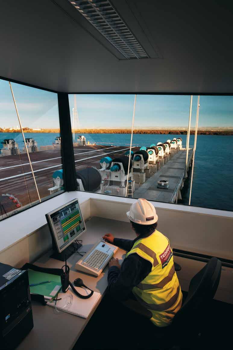 COMMON USER FACILITY Techport Australia features world-class common user shipbuilding facilities.
